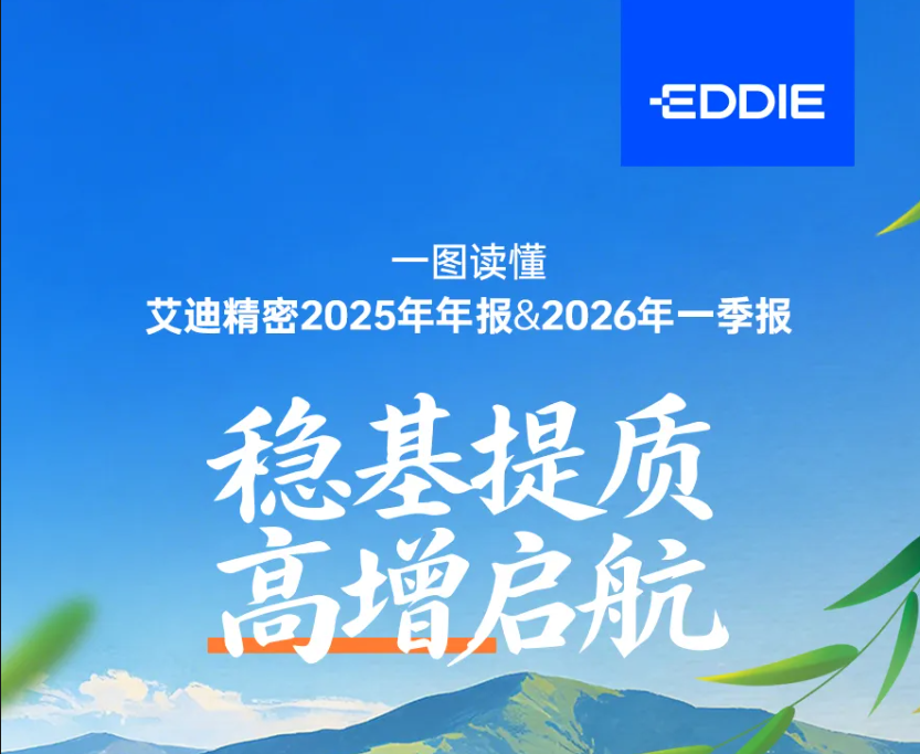 一图读懂艾迪精密2025年报&2026年一季报