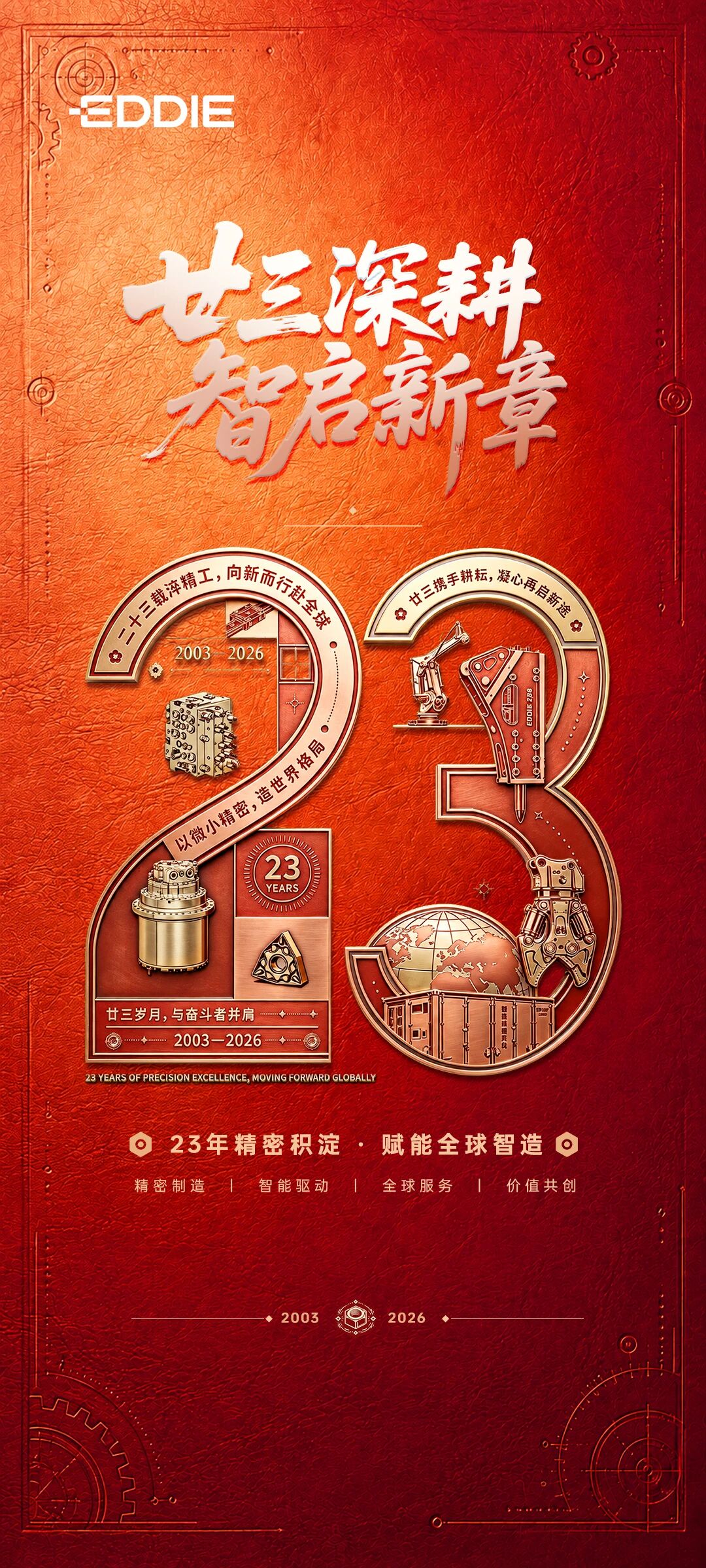 艾迪精密23周年｜廿三深耕，智启新章